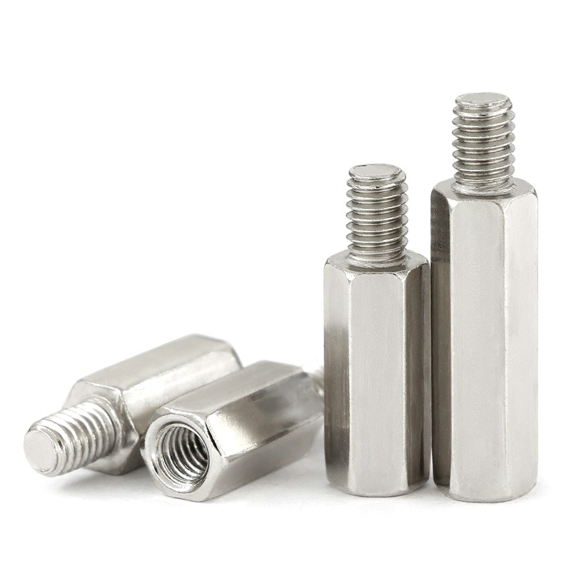304 stainless steel inner and outer single head hex screw Hexagon stud isolation column case connection column copper column