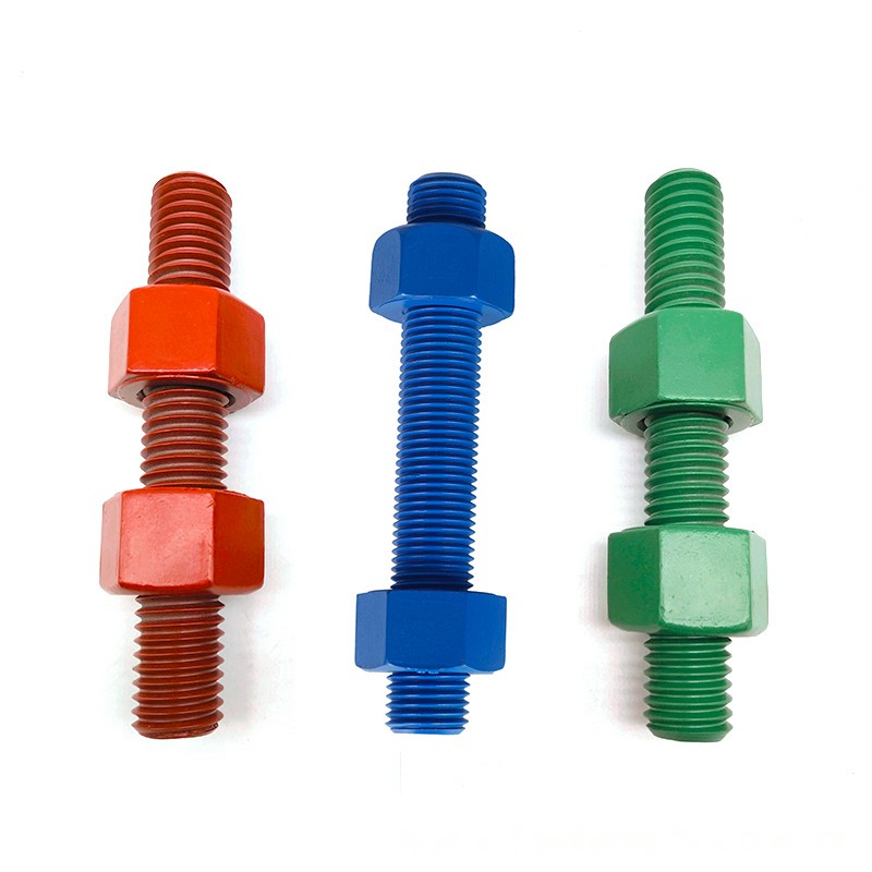 Carbon Steel Double Head Full Thread Coating Stud Bolt with Nut,ASME B 18.31.2 Continuous Thread Stud（A193 / A320 / A437 / A453/A540/A1014）(Inch Series) [Table 1]
