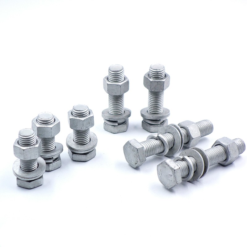 DIN933 Hot dip galvanizing Hexagon Head Bolts With Full Thread
