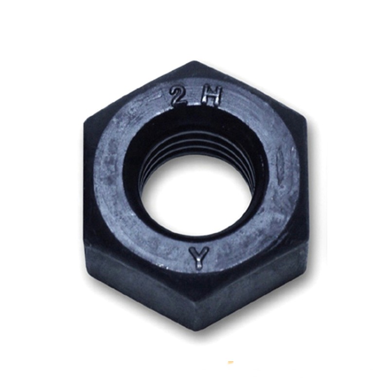 ASTM A194 Gr 2H Lock Nut High Temperature Medium Carbon Steel Nut Heavy Hex Nut