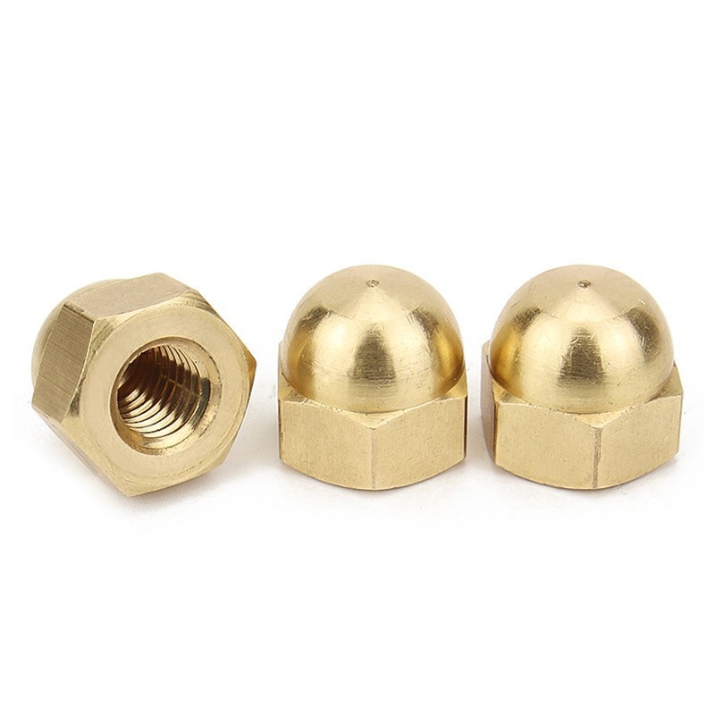 DIN1587 Brass Cap Nut,Hexagon Domed Cap Nuts High Type Acorn Nuts