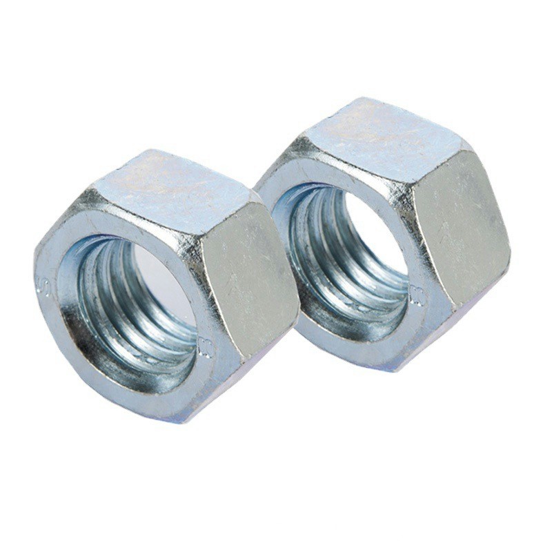 DIN934 Hexagon Nuts High Strength Carbon Steel,Hex Nut,Blue White Zinc