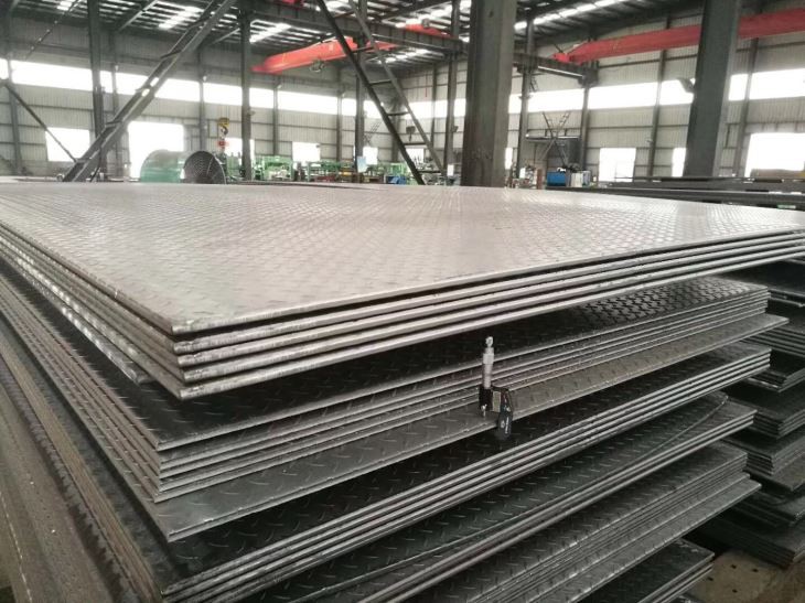 Galvanized Tear Drop Pattern Checkered Steel Plate